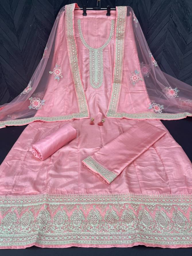 VINAY NOORMAHAL Dola Silk with jari dori codding work Heavy Designer Salwar Suit